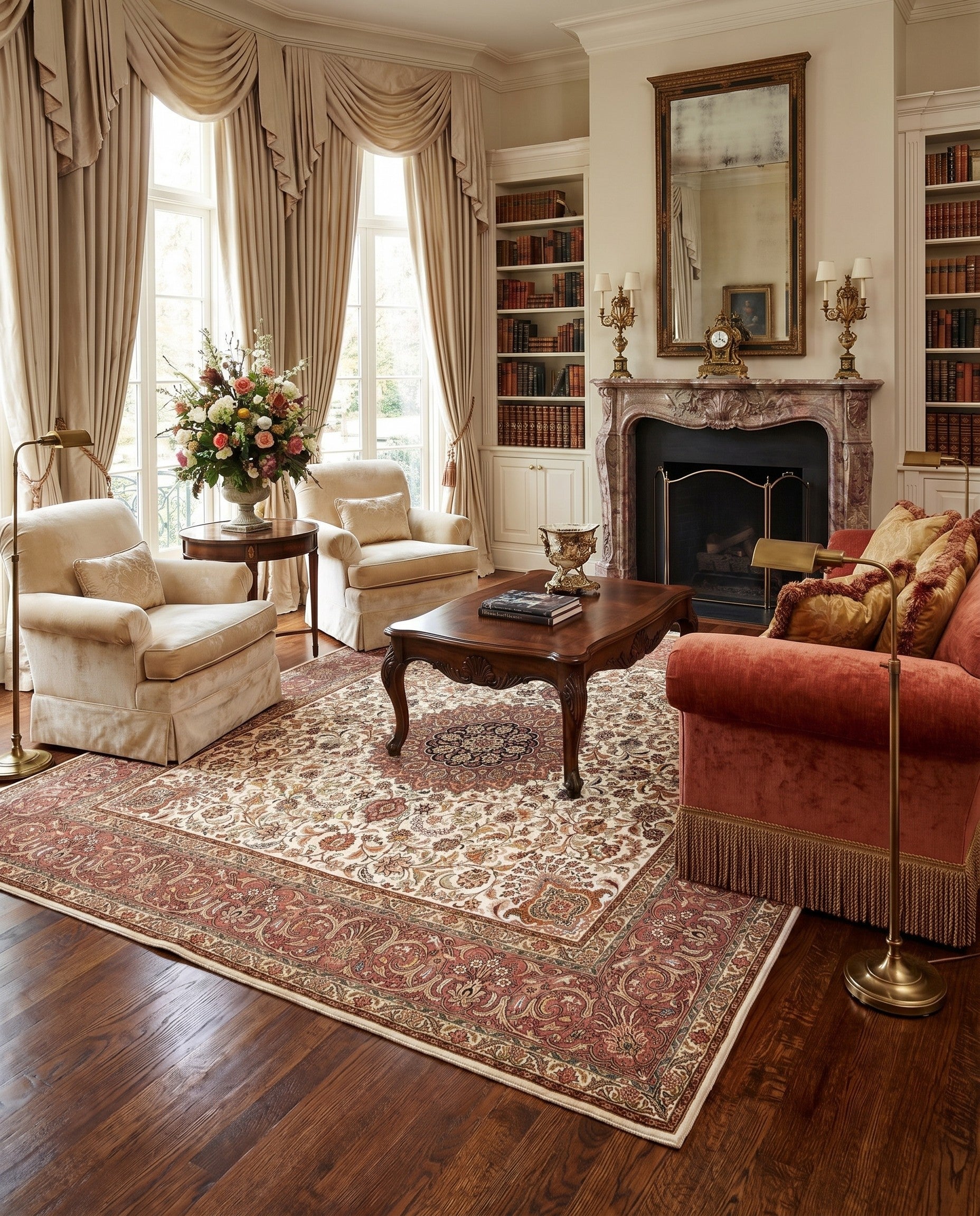 8' 2 x 8' 3 Tabriz Square Rug