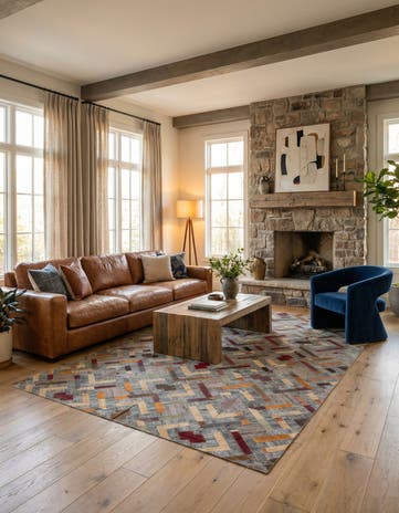 5' x 7' 10 Cowhide Rug