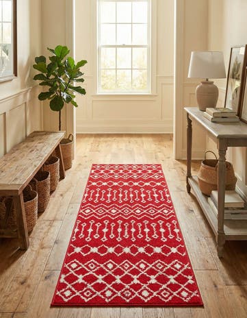2' x 5' Moroccan Trellis Runner Rug