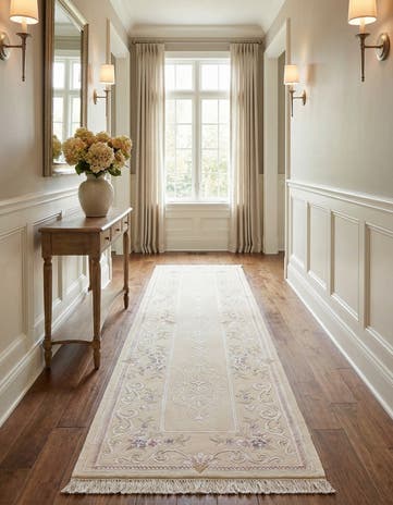 2' 9 x 9' 8 Hand Knotted Darya Wool Runner Rug