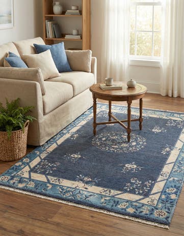 Navy Blue Boutique Rug