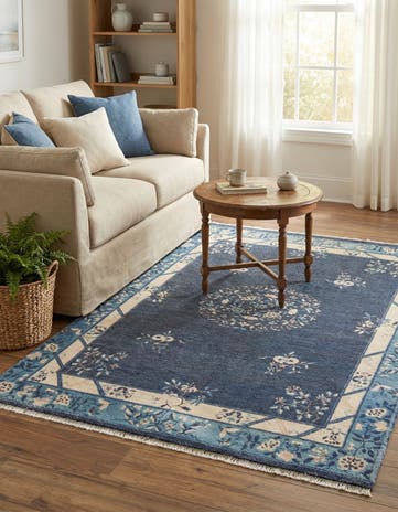 Navy Blue Boutique Rug
