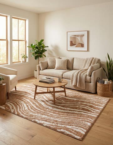 5' x 8' Sepia Rug