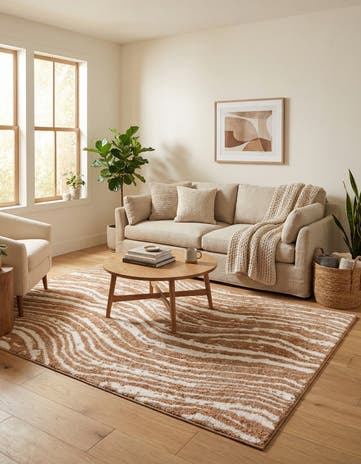 5' x 8' Sepia Rug