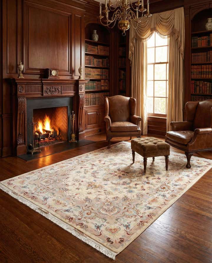 5' 1 x 7' Tabriz Rug