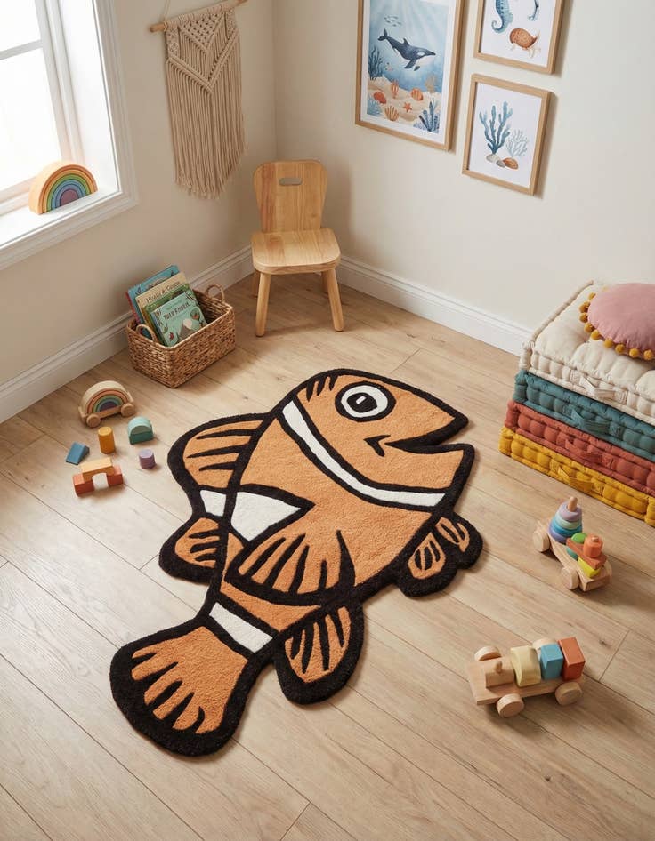 Detail image of 2' x 3' 1 Playtime Kids Wool Rug