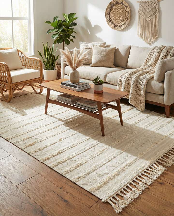 8' x 11' Hand Woven Arizona Wool Rug