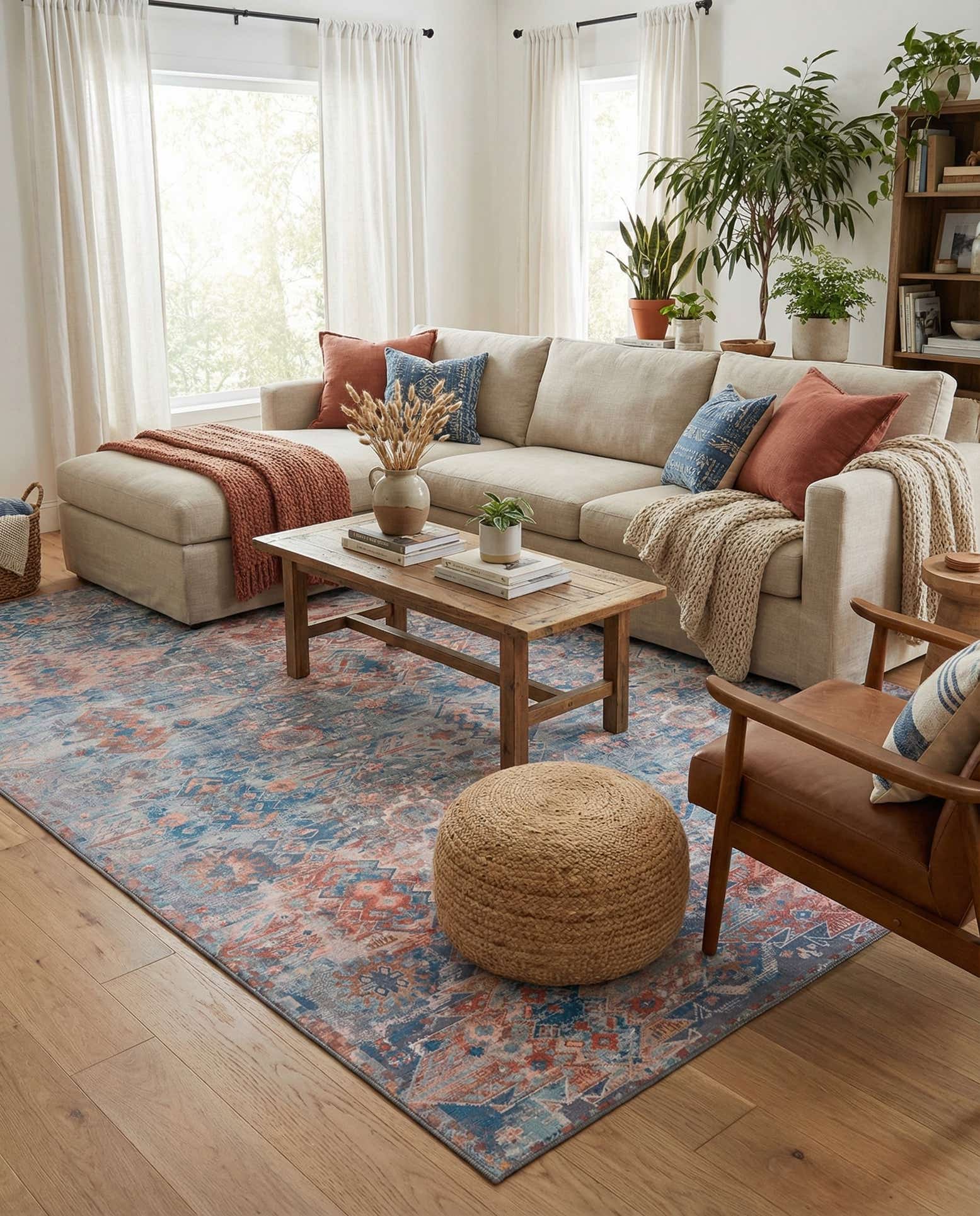 8' 4 x 12' Washable Timeless Rug