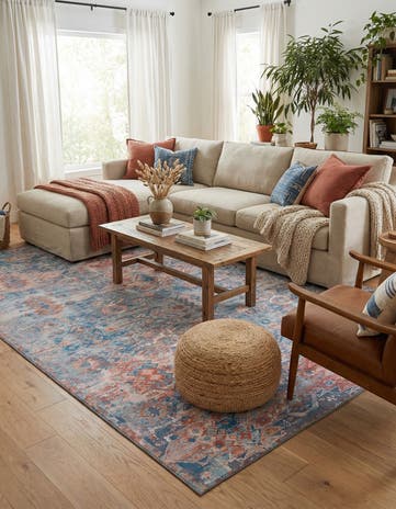 8' 4 x 12' Washable Timeless Rug