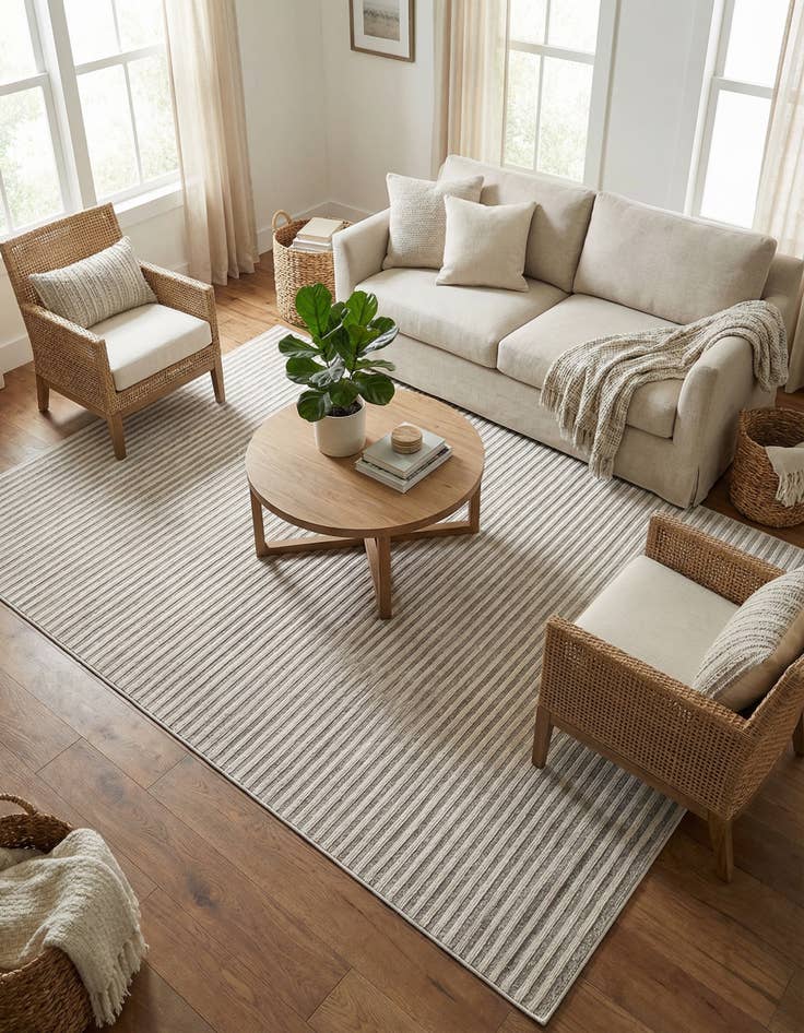 Detail image of 6' x 9'  Washable Sabrina Soto Indoor / Outdoor Rug