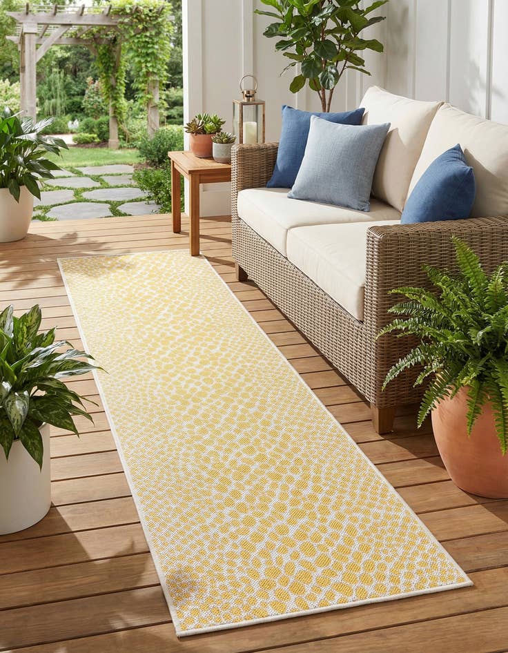 Detail image of 2' x 8' Easy-Clean Jill Zarin Cape Town Indoor / Outdoor Runner Rug