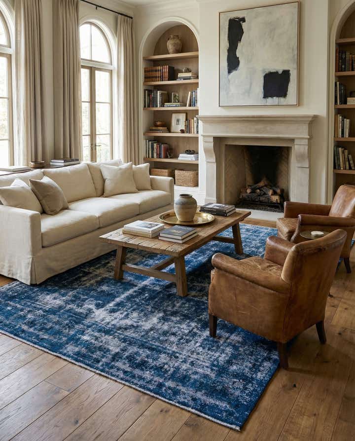 9' 7 x 12' 5 Hand Knotted Ultra Vintage Persian Wool Rug
