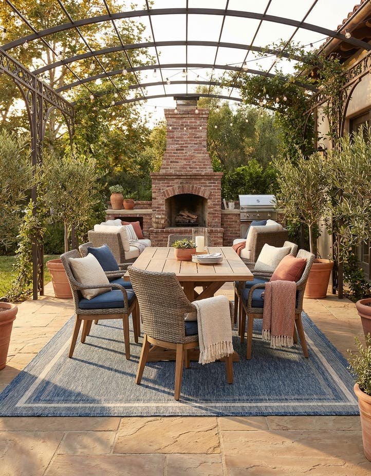 10' x 14' Easy-Clean Border Indoor / Outdoor...