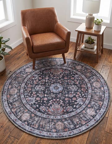 4' x 4' Yara Round Rug