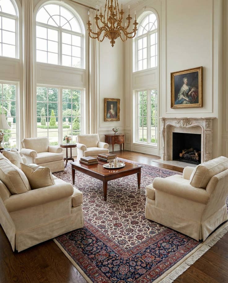 Detail image of 16' 3 x 25' 10 Hand Knotted Mashad Persian Rug