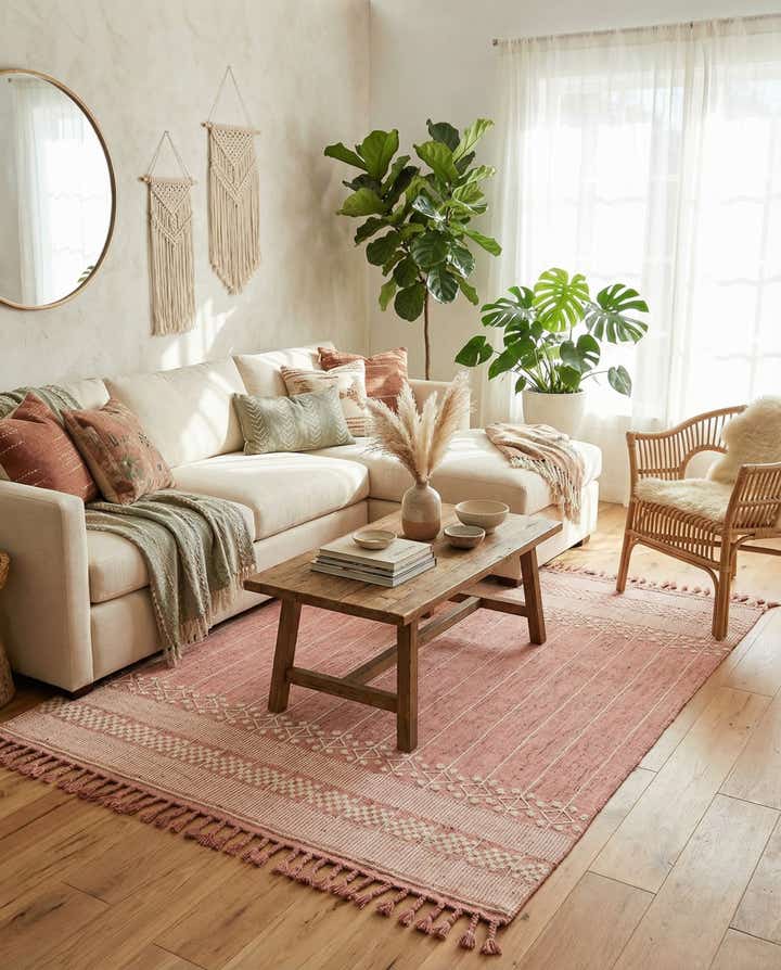 7' 10 x 10' Easy-Clean Eco Bohemian Indoor / Outdoor Rug