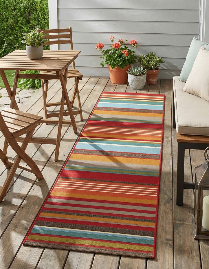 2' x 8' Easy-Clean Modern Indoor / Outdoor...