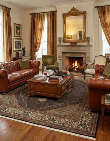 8' 4 x 9' 8 Tabriz Mahi Rug