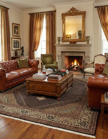 8' 4 x 9' 8 Tabriz Mahi Rug