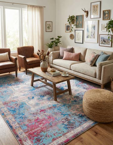 10' 6 x 13' Washable Renaissance Rug