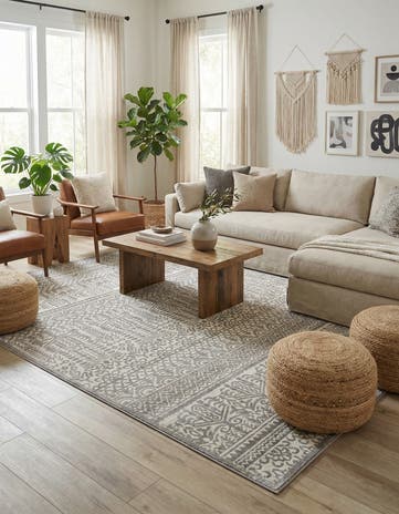 Gray Uptown Cloisters Rug