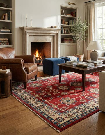 4' x 6' Hand Knotted Kazak Rug