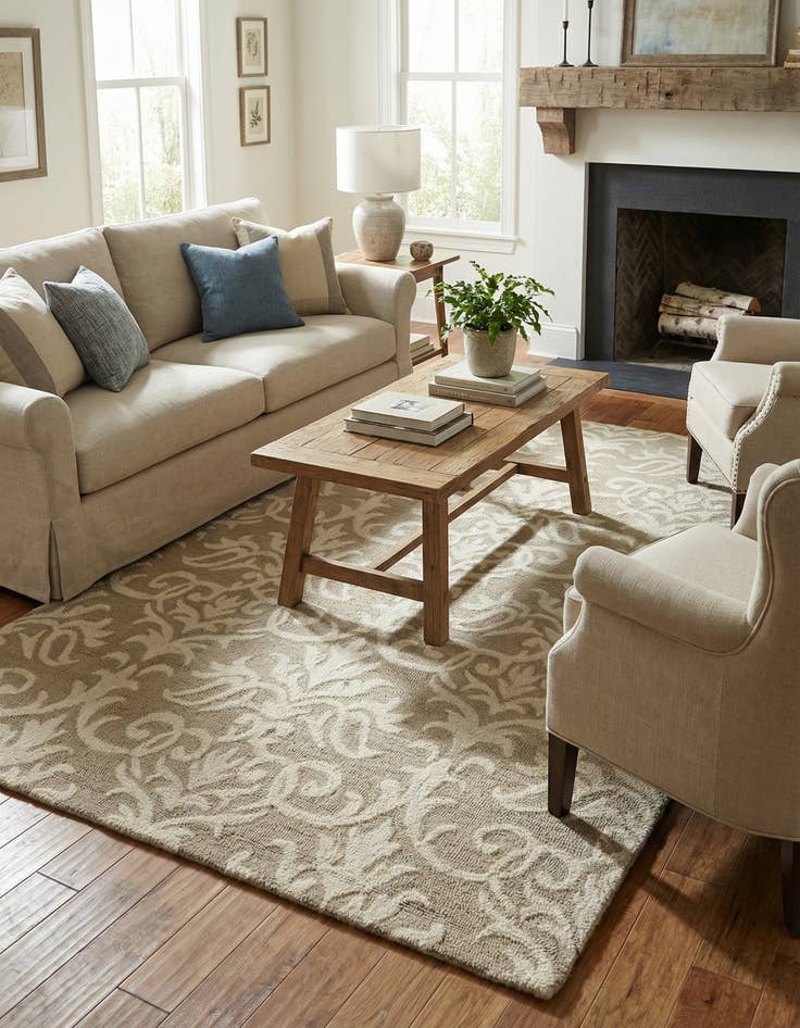 Detail image of 5' x 7' Agra Rug