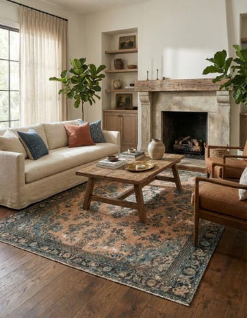 8' 1 x 11' 3 Hand Knotted Ultra Vintage Persian Wool Rug
