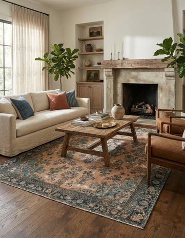 8' 1 x 11' 3 Hand Knotted Ultra Vintage Persian Wool Rug