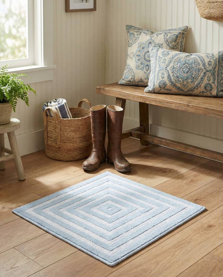 Detail image of 1' 8 x 1' 8 Easy-Clean Sabrina Soto Indoor / Outdoor Sample Rug