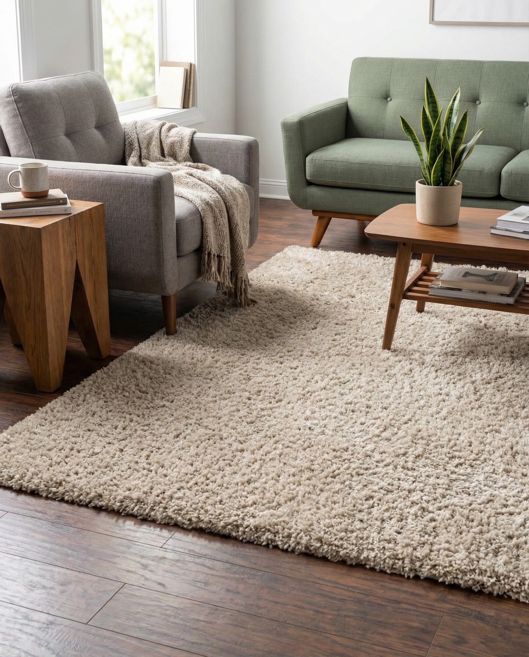  4' x 6' Zermatt Shag Rug