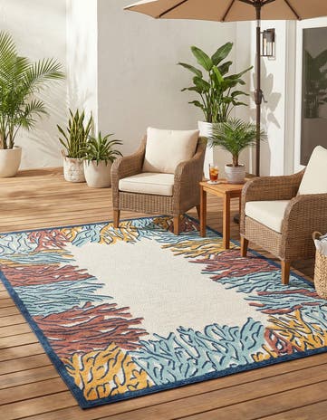 7' x 10' Easy-Clean Belize Indoor / Outdoor Rug
