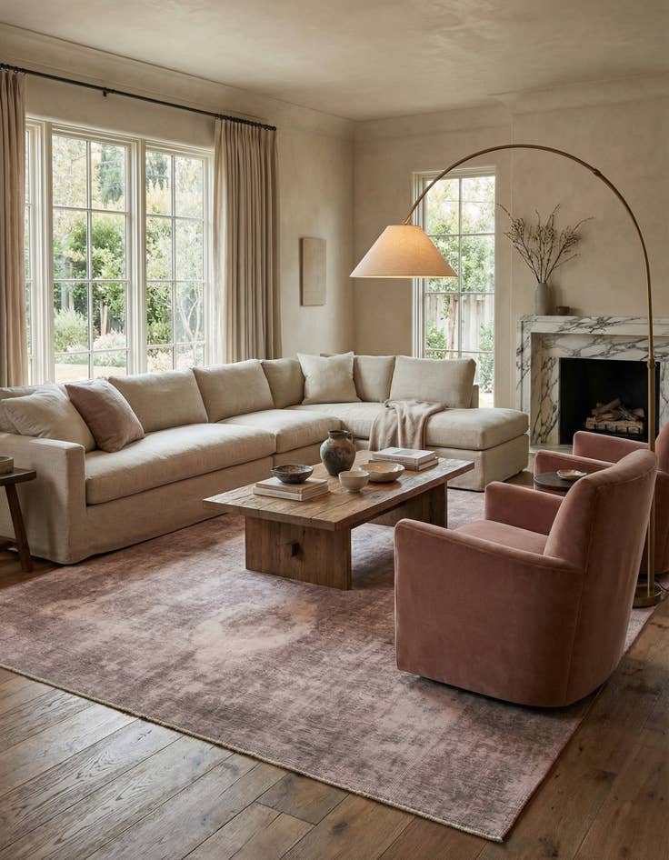 Detail image of 8' 9 x 9' 4 Hand Knotted Ultra Vintage Persian Wool Square Rug