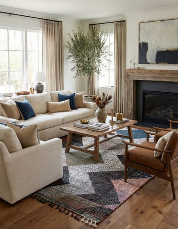 7' 7 x 10' 9 Hand Knotted Moroccan Wool Rug