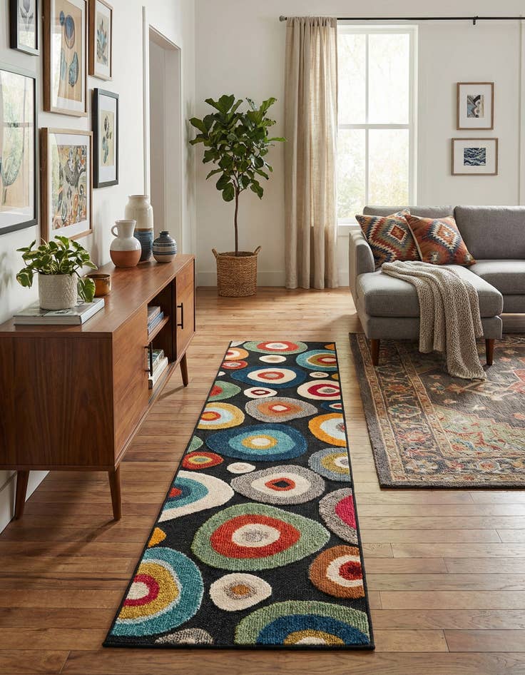 Detail image of 2' x 8' Easy-Clean Casablanca Indoor / Outdoor Runner Rug