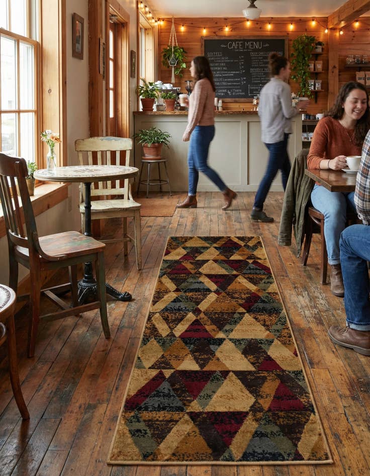 Detail image of 3' x 6' Cafe Runner Rug