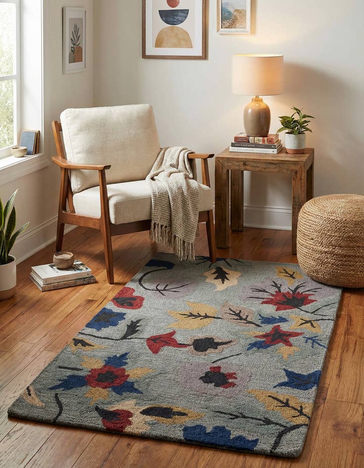 Detail image of 3' x 5' Agra Rug