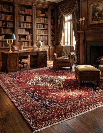 7' x 10' 1 Bachtiar Wool Rug