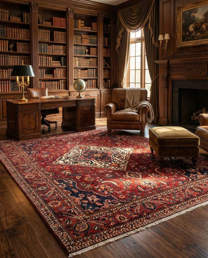 7' x 10' 1 Bachtiar Wool Rug