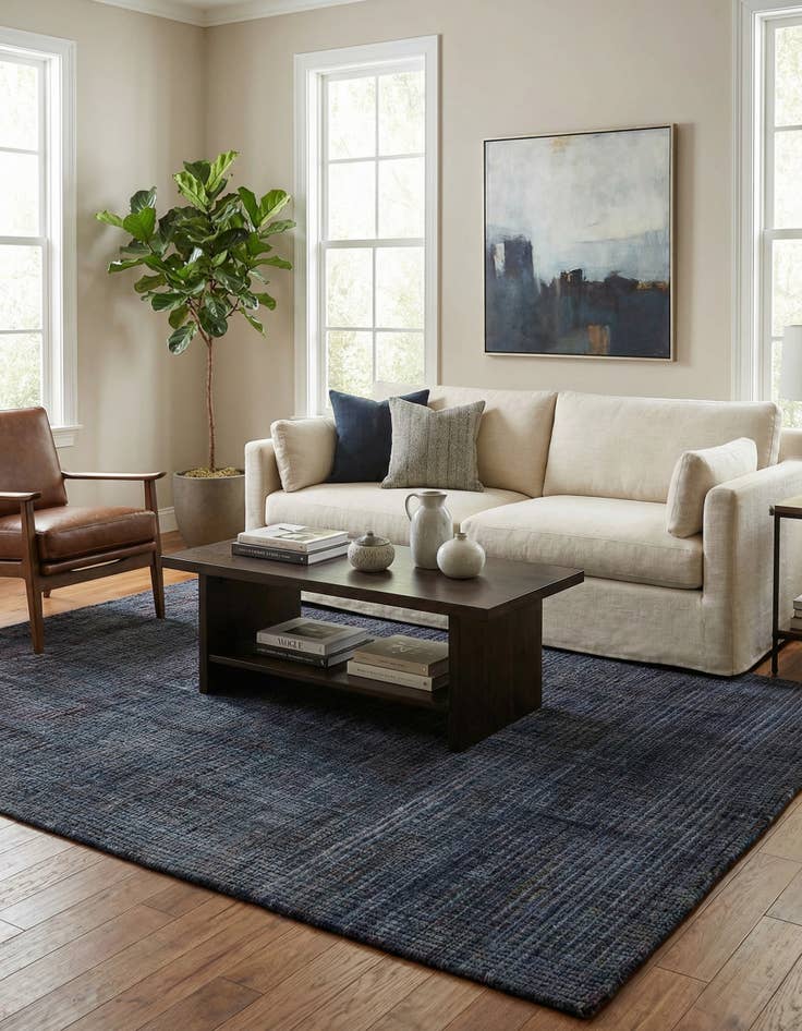 Detail image of 6' 3 x 9' 9  Hand Knotted Darya Wool Rug