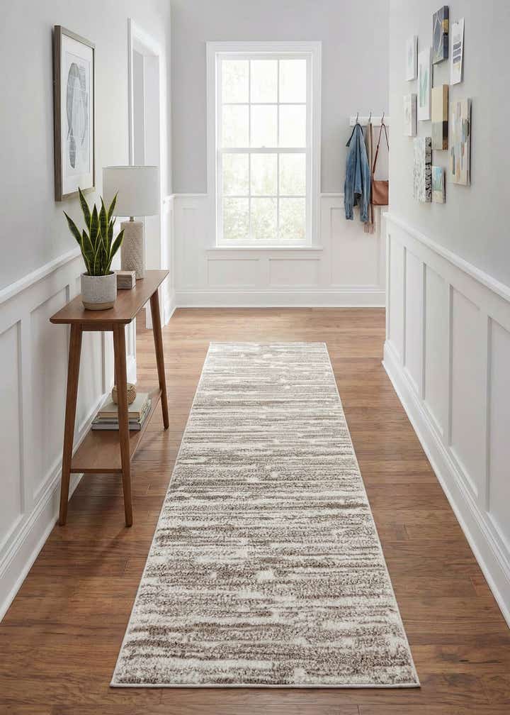 2' 7 x 10' Sepia Runner Rug