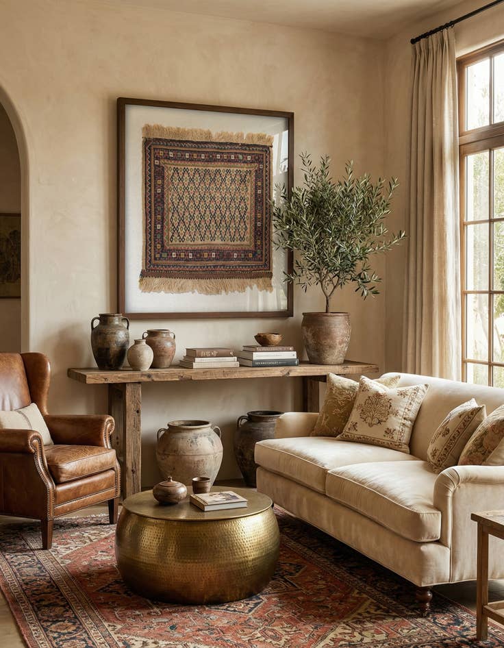 Detail image of 2' x 2' 1 Textile Wall Art Square Rug