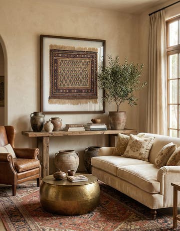2' x 2' 1 Textile Wall Art Square Rug