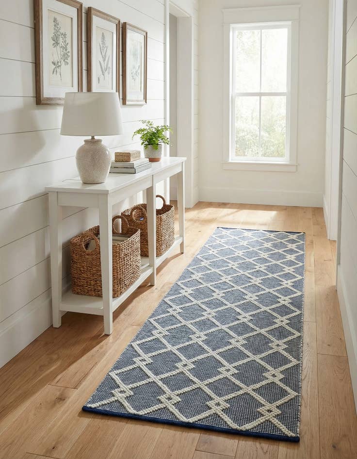 Detail image of  2' 7 x 10'  Hand Knotted Jill Zarin Dorset Runner Rug