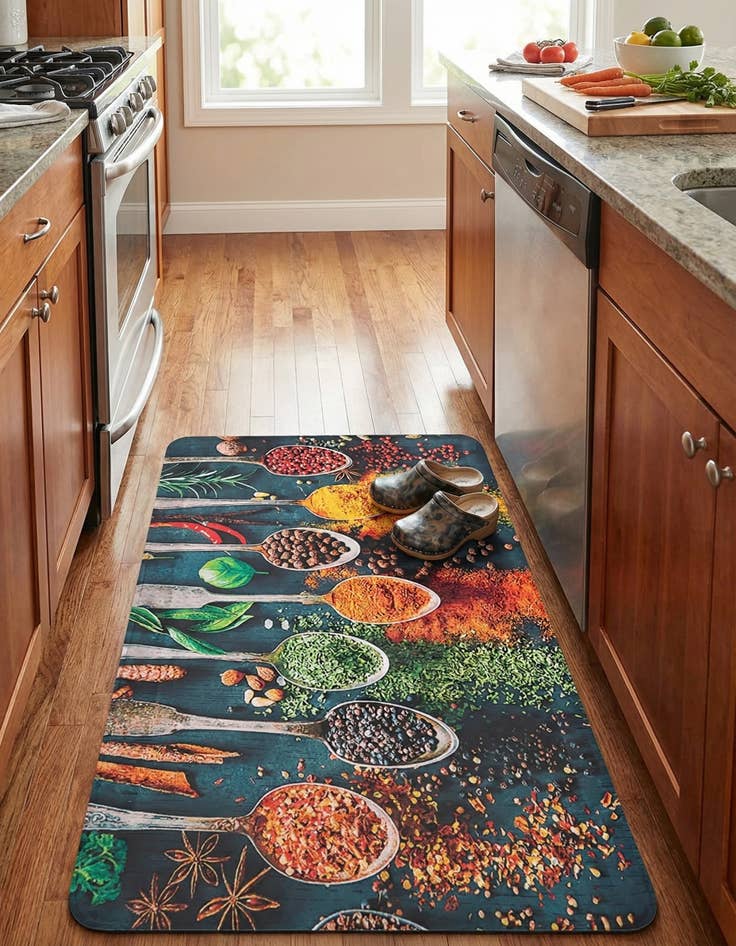 Detail image of 2' x 3' Spices Anti-Fatigue Comfort Mat