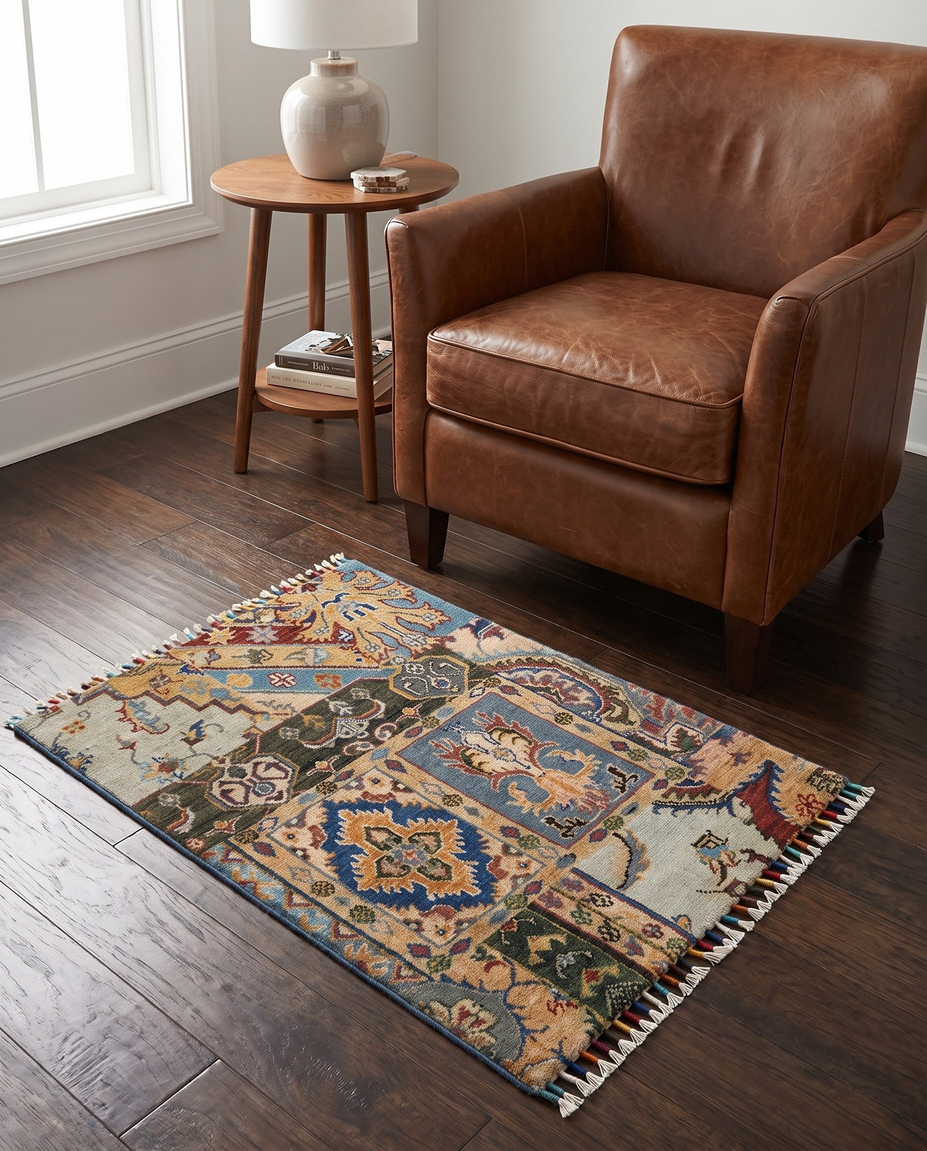 2' x 3' 1 Hand Knotted Ariana Ziegler Rug