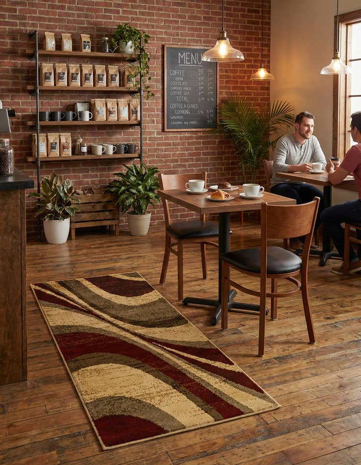 Detail image of 2' x 4' Coffee Shop Runner Rug
