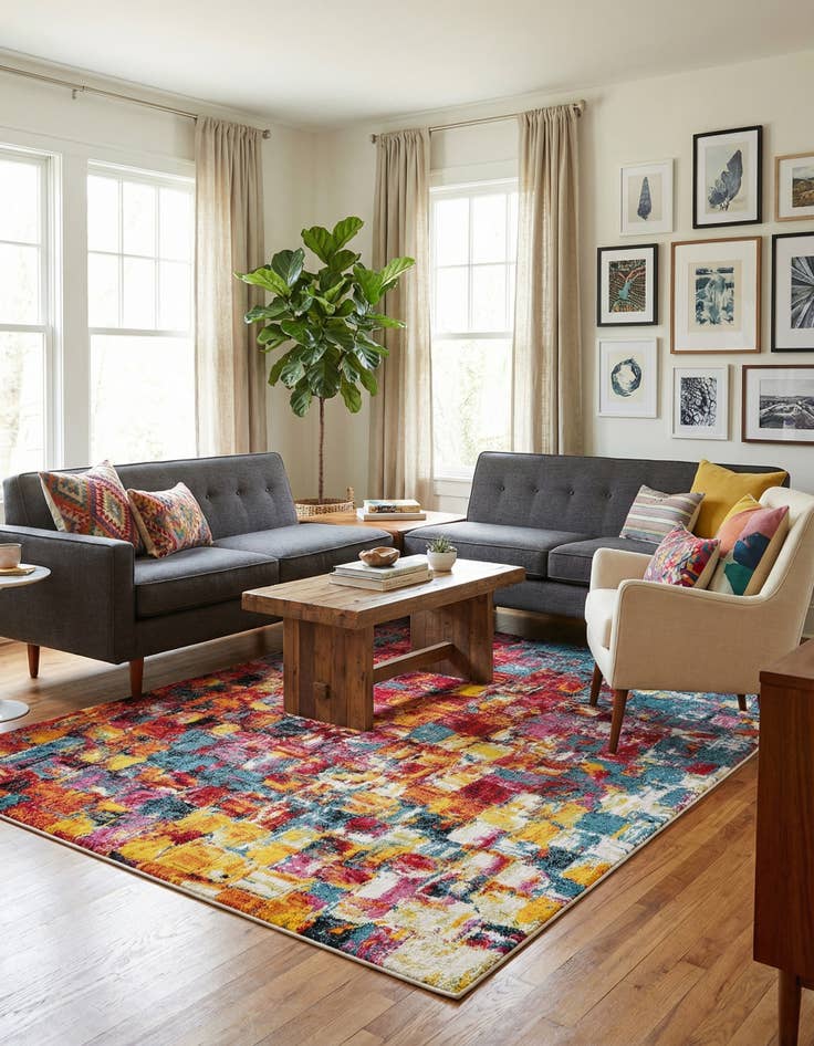 Detail image of 6' x 9' Florence Rug