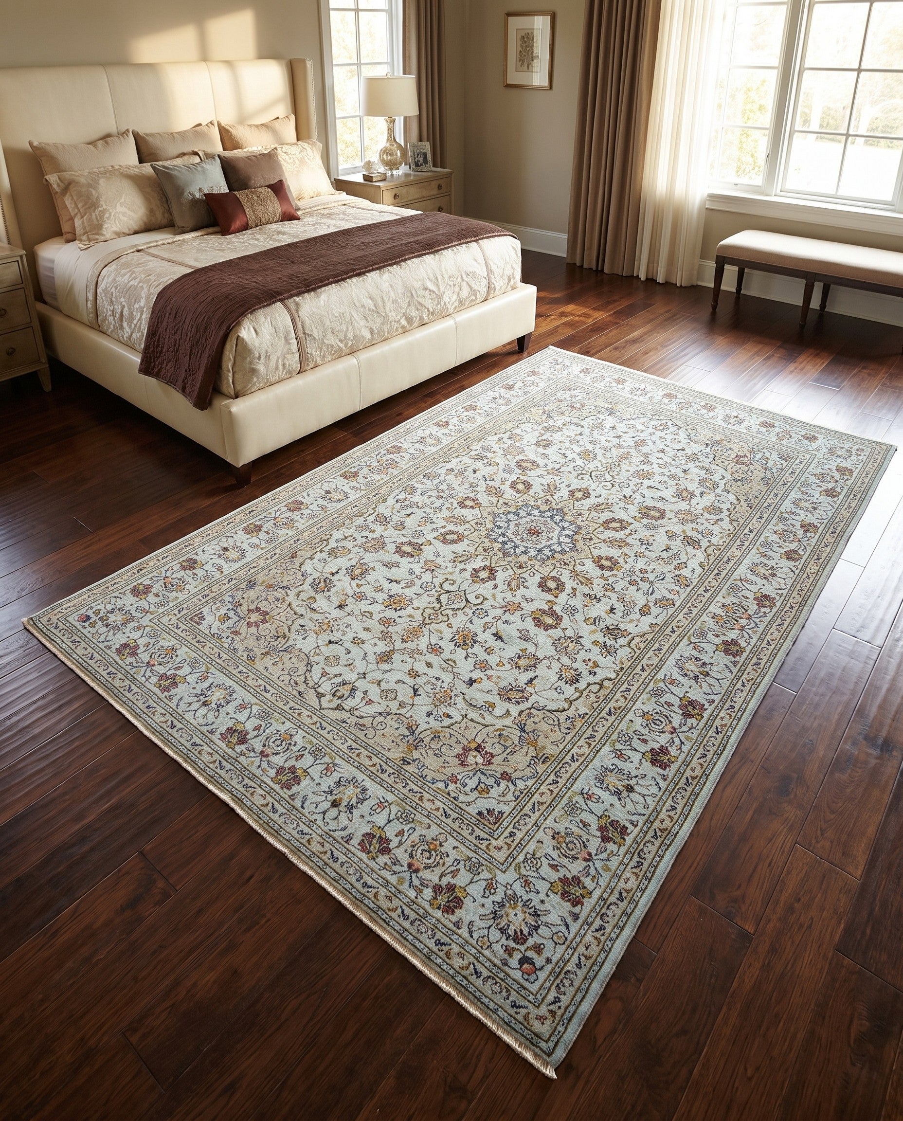 6' 2 x 9' 8 Kashan Rug