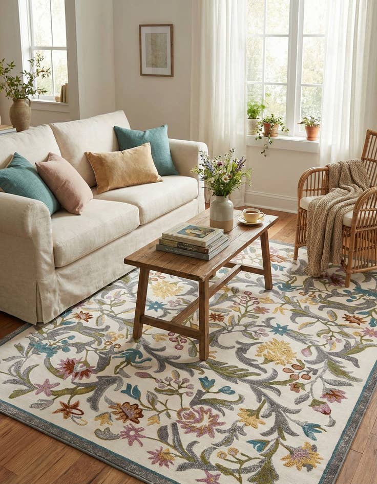 Detail image of  8' x 10' Blossom Rug